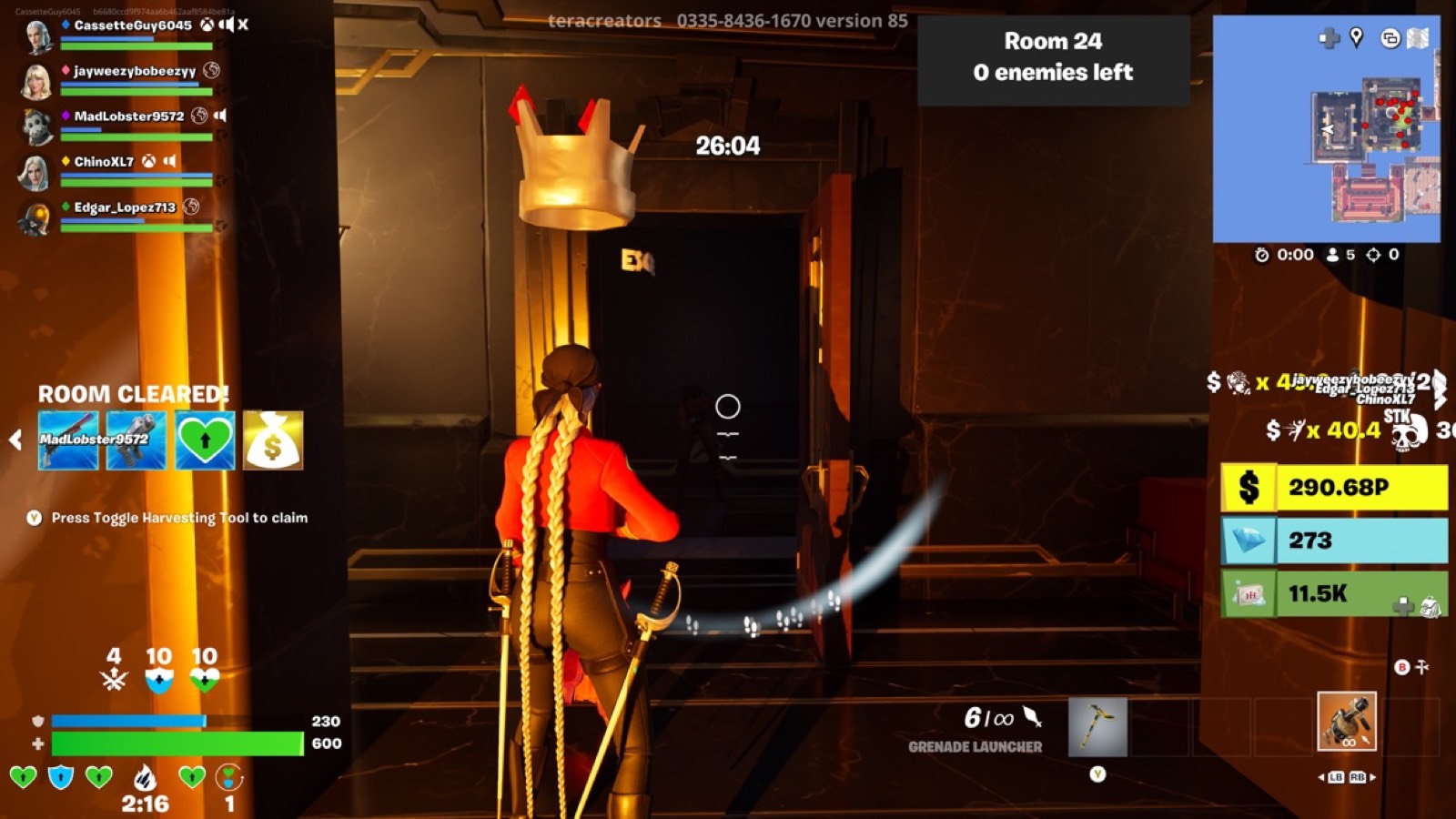 Room 24 open door hostage