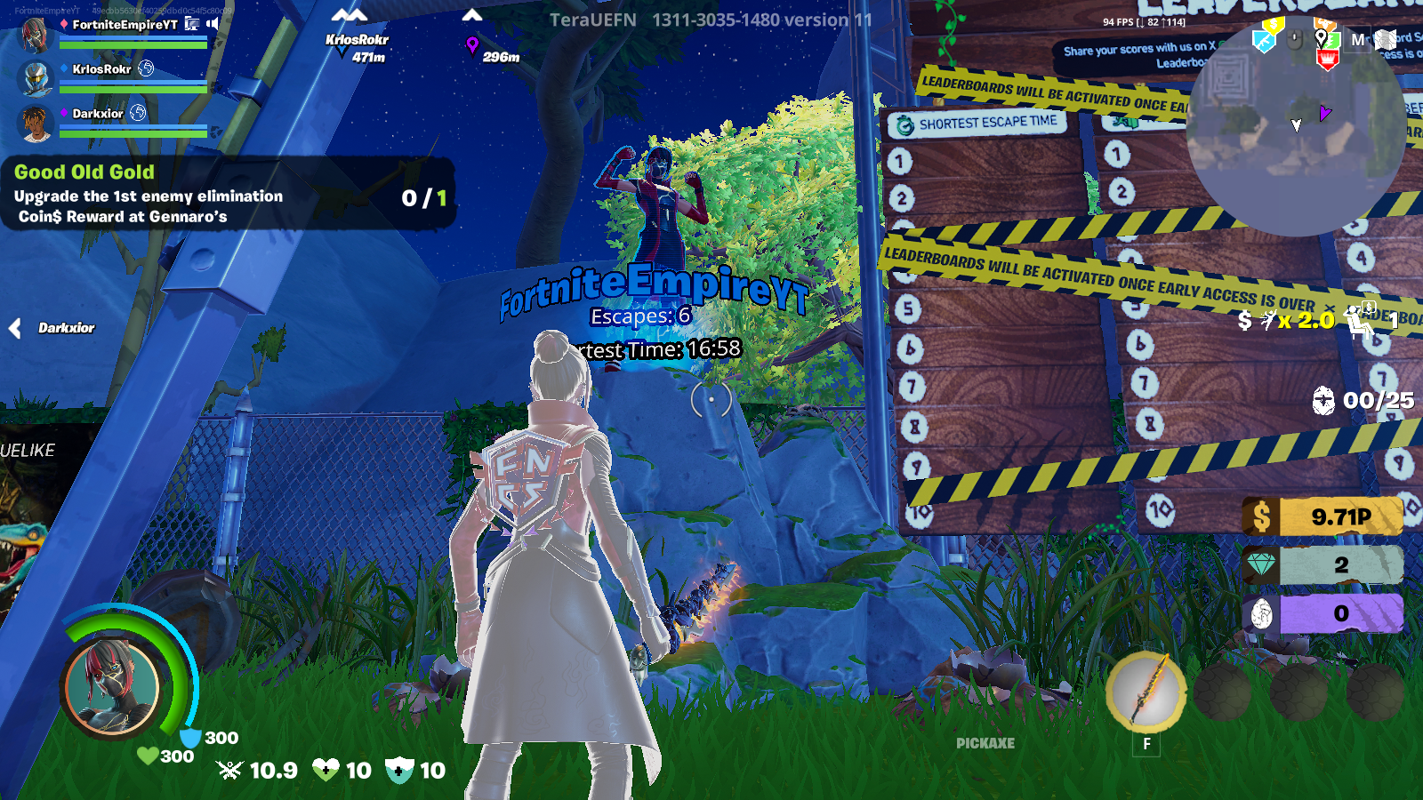 Raptor Heist codes screen