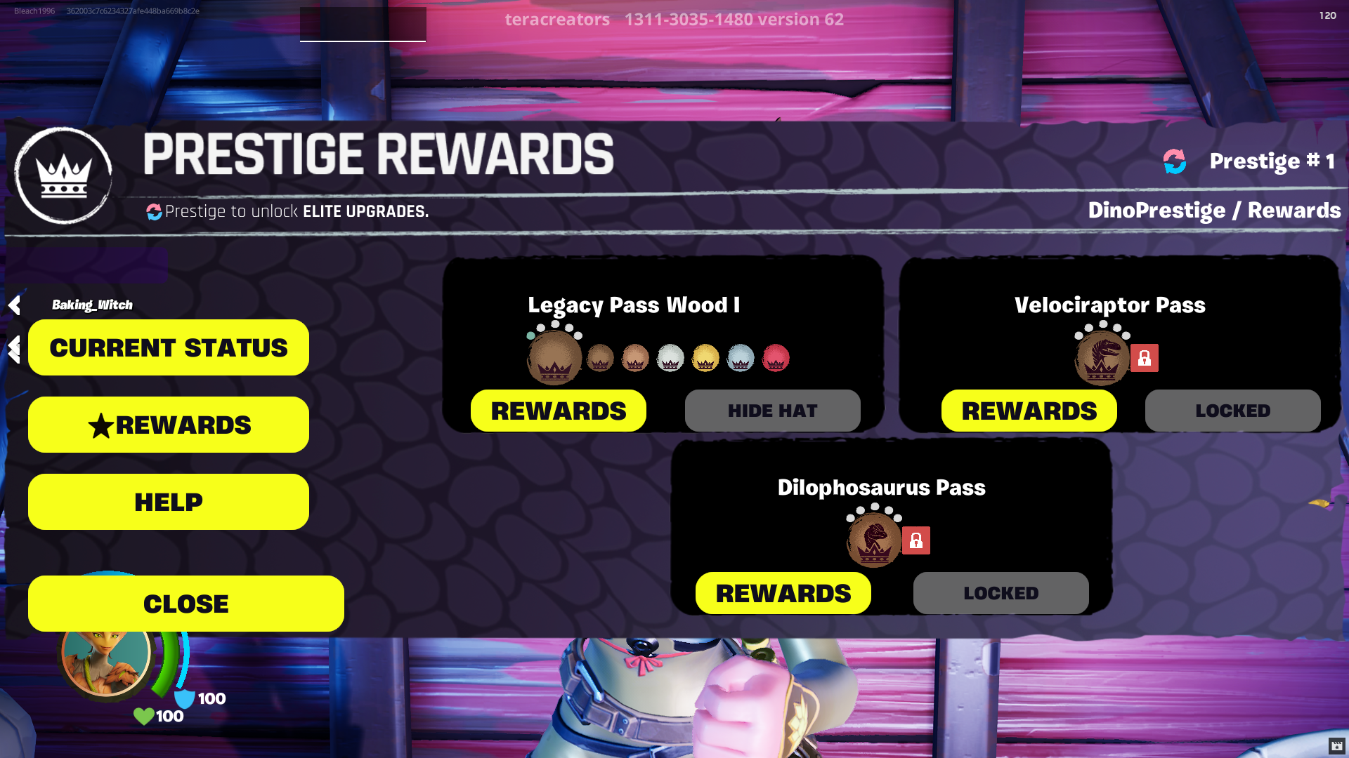 Raptor Heist pass screen