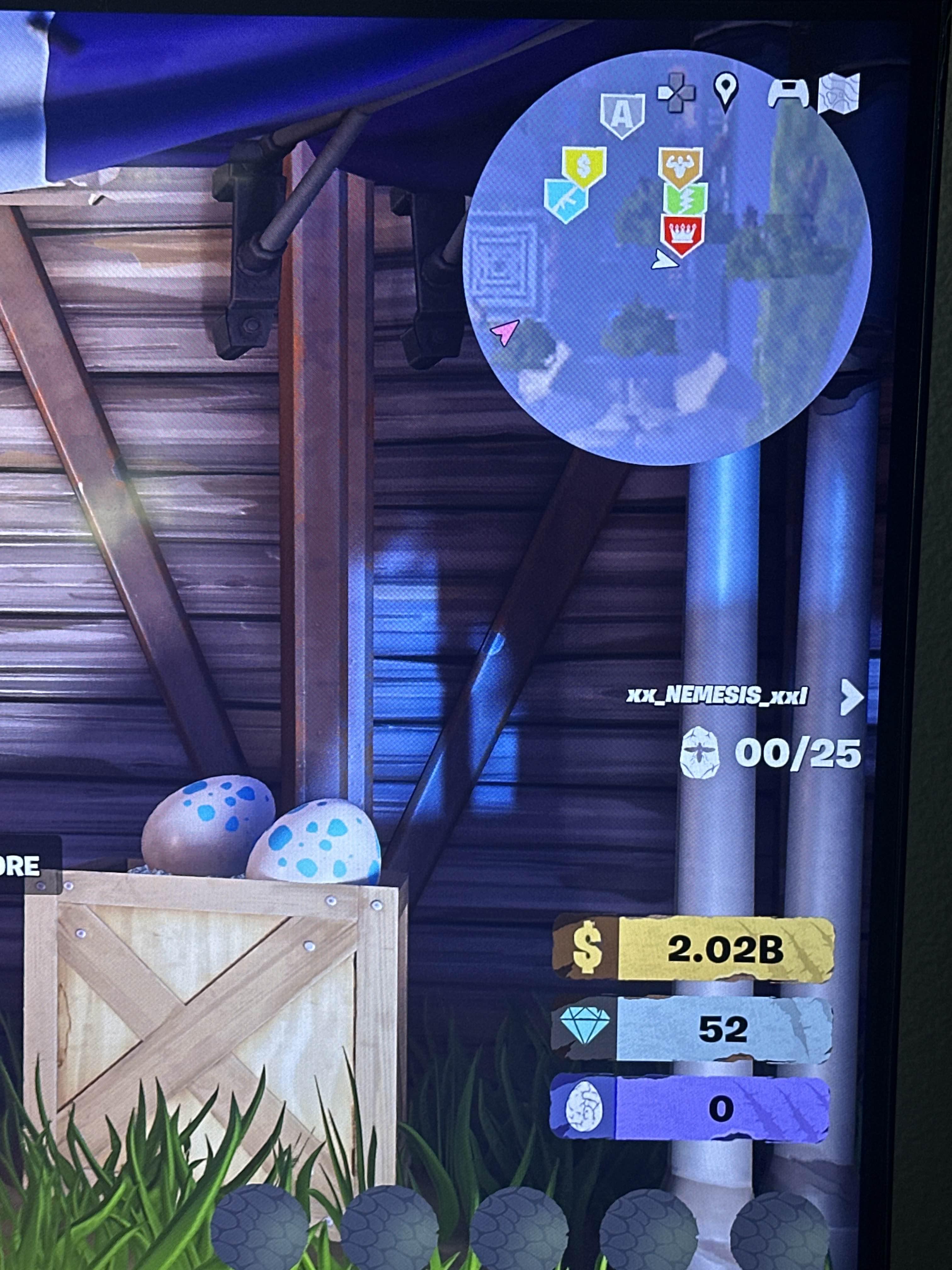 Raptor Heist upgrades screen